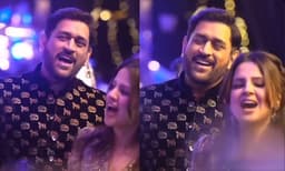 ഋഷഭ് പന്തിന്റെ സഹോദരിയുടെ വിവാഹാഘോഷ വേദിയില്‍ ഗാനം ആസ്വദിച്ച് ഒപ്പം പാടി ധോനിയും സാക്ഷിയും; വീഡിയോ
