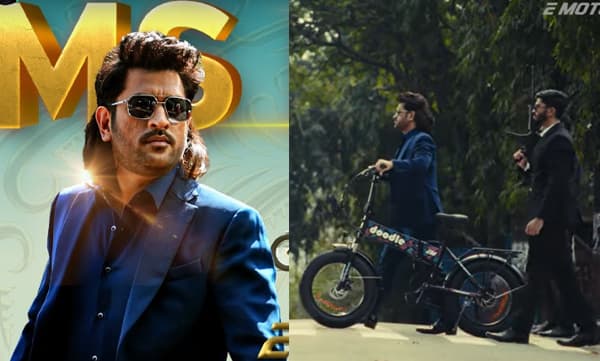 MS Dhoni in EMotorad x Vanga (Image Source: Youtube)