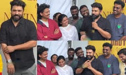 ‘‘ആദ്യമായാണ് ഇങ്ങനെയൊരു സ്വീകരണമൊക്കെ ലഭിക്കുന്നത്, ഇതിപ്പോള്‍ ചെണ്ട മേളമൊക്കെ, കളിയാക്കിയതാണോ എന്നു സംശയമുണ്ട്...’’ പൊട്ടിച്ചിരിപ്പിച്ച് നിവിന്‍ പോളി