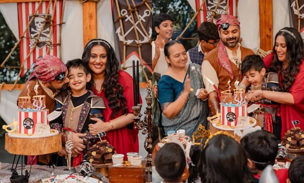 കടല്‍ക്കൊള്ളക്കാരായി ചാക്കോച്ചനും ഇസഹാഖും, ഒപ്പം പ്രിയയും ; പൈറേറ്റ് തീമില്‍ ഇസഹാഖിന്റെ ജന്മദിനം ആഘോഷിച്ച് ചാക്കോച്ചന്‍; വൈബില്‍ തിളങ്ങി മഞ്ജുവും പിഷാരടിയും