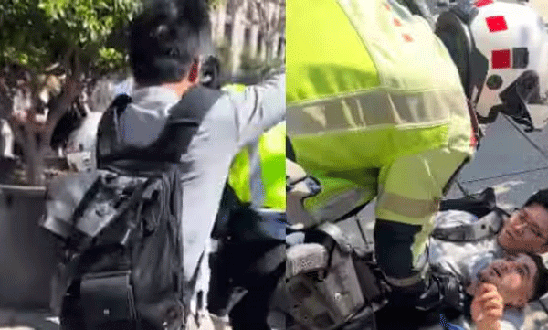 ദമ്പതികളുടെ ചിത്രം പകര്‍ത്തവേ ക്യാമറ മോഷ്ടിക്കാന്‍ ശ്രമം, കള്ളന്മാരെ ഇടിച്ച് താഴെയിട്ട് ഫോട്ടോഗ്രാഫര്‍, കയ്യടിച്ച് സോഷ്യല്‍ മീഡിയ
