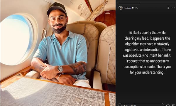 Virat Kohli statement on controversy (Image Source: Instagram)