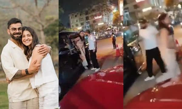 കാറില്‍ നിന്നിറങ്ങിയപ്പോള്‍ വിരാടിന് കൈ നല്‍കാതെ അനുഷ്ക; വേഗത്തില്‍ റെസ്റ്റോറന്റിലേക്ക് നടന്നു നീങ്ങി താരം, പിന്നാലെ വിരാടും; അവനീത് കൗര്‍ വിവാദം സീരിയ​സ്സോ ?