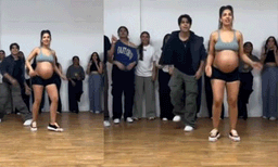 നിറവയറുമായി നൃത്തം ചെയ്യുന്ന യുവതി: വീഡിയോ കണ്ട് അമ്പരന്ന് നെറ്റീസണ്‍സ് 
