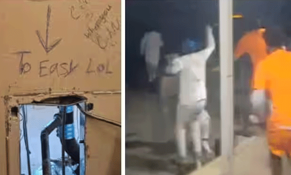 യുഎസില്‍ പോലീസിന്റെ കണ്ണുവെട്ടിച്ച് ജയില്‍ ചാടിയത് 10 പേര്‍: ഞെട്ടിക്കുന്ന ദൃശ്യങ്ങള്‍ പുറത്ത് 
