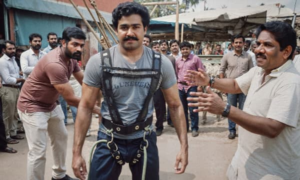 Mohanlal with bharathiraja and vijay sethupathi(Image source: Instagram)