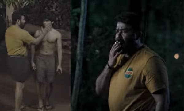 "കഞ്ചാവായിരിക്കില്ല, കഞ്ചാവ് നമുക്കില്ല; ബിഹൈൻഡ് ദ് സീനിലും ചിരിപ്പിച്ച് മോഹൻലാൽ; വീഡിയോ തരംഗം 