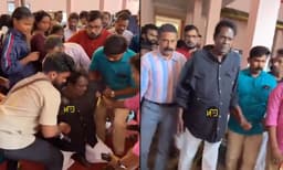 പൊതുവേദിയില്‍ കാല്‍ വഴുതിവീണ് സലിംകുമാര്‍; വീഡിയോ
