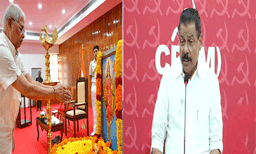 ഏത് ഭാരതാംബ? അതൊരു ഔദ്യോ​ഗിക ചിഹ്നമല്ല ; മന്ത്രി പ്രസാദിനെ അഭിനന്ദിച്ച് ​ഗോവിന്ദൻ
