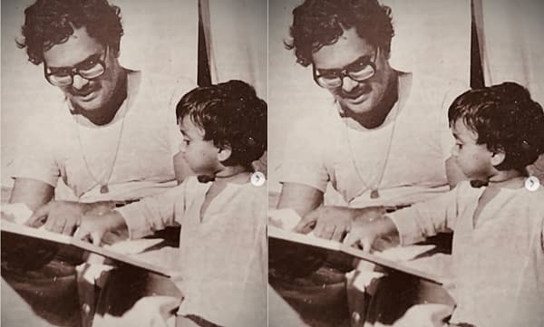 ഫാദേഴ്‌സ് ഡേയില്‍ അച്ഛനൊപ്പമുളള കുട്ടിക്കാല ചിത്രം പങ്കുവെച്ച് കുഞ്ചാക്കോ ബോബന്‍

