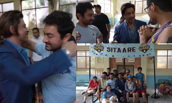 നക്ഷത്രങ്ങളെ നേരിട്ട് കാണാന്‍ കിംഗ് ഖാനെത്തി; ആമീര്‍ ഖാന്റെ സിതാരെ സമീന്‍ പര്‍ സെറ്റില്‍ സര്‍പ്രൈസ് വിസിറ്റുമായി ഷാരൂഖ് ഖാന്‍; മനസ്സ് നിറയ്ക്കും ഈ വീഡിയോ