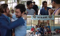 നക്ഷത്രങ്ങളെ നേരിട്ട് കാണാന്‍ കിംഗ് ഖാനെത്തി; ആമീര്‍ ഖാന്റെ സിതാരെ സമീന്‍ പര്‍ സെറ്റില്‍ സര്‍പ്രൈസ് വിസിറ്റുമായി ഷാരൂഖ് ഖാന്‍; മനസ്സ് നിറയ്ക്കും ഈ വീഡിയോ