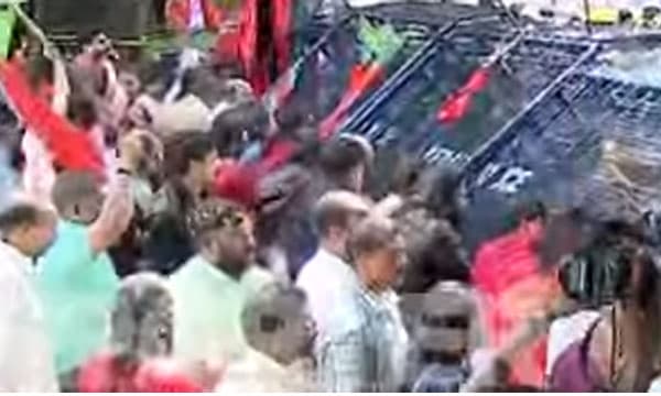 തിരുവനന്തപുരം കോര്‍പ്പറേഷനില്‍ ബിജെപി പ്രതിഷേധം ; പോലീസ് ആറുവട്ടം ജലപീരങ്കി പ്രയോഗിച്ചു