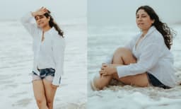 അതീവ ഗ്ലാമറസ് ഫോട്ടോഷൂട്ടുമായി അഭയ ഹിരണ്‍മയി
