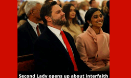 ഉഷാ വാന്‍സിന്റെ കുടുംബം, ഹിന്ദു-കത്തോലിക്കാ ഇന്റര്‍ഫെയ്ത്ത് കുടുംബത്തിനു മാതൃക
