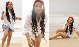 തിരമാരകള്‍ ആസ്വദിച്ചും നായ്ക്കുട്ടിയ്ക്കൊപ്പം കളിച്ചും ചിരിച്ചുല്ലസിച്ചും പ്രയാഗ മാര്‍ട്ടിന്‍; ഷോര്‍ട്സും ഷര്‍ട്ടുമണിഞ്ഞ് കൂള്‍ ഹോട്ട് ലുക്കില്‍ താരം