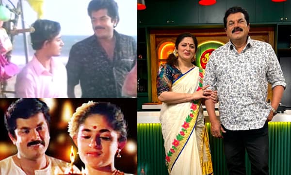 Annie Shaji Kailas and Mukesh (Image Source: Instagram)
