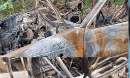 ചിറ്റൂരില്‍ കാര്‍ പൊട്ടിത്തെറിച്ചുണ്ടായ അപകടം: കാരണം പെട്രോള്‍ ചോര്‍ച്ചയെന്ന് മോട്ടോര്‍ വാഹന വകുപ്പ്