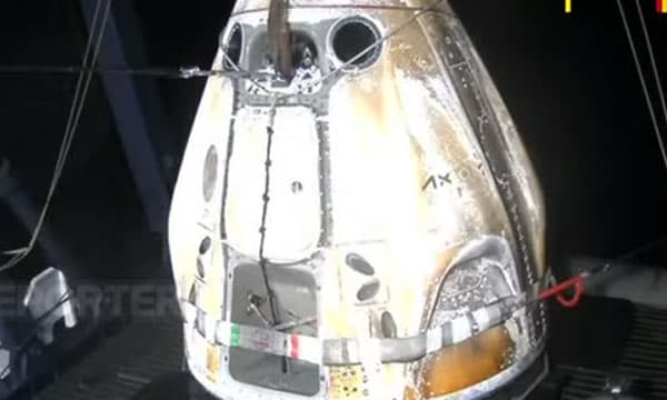 ശുഭാംശു ശുക്ല ചരിത്രമെഴുതി, പേടകം റിക്കവറി കപ്പലിലേക്ക് കയറ്റി ; ആക്‌സിയം 4 ദൗത്യം വിജയകരം