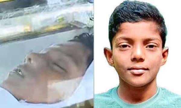 പഠിച്ച സ്‌കൂളിലേക്ക് മിഥുന്‍ തിരിച്ചെത്തി ; അവസാനമായി കാണാന്‍ തേവലക്കര ബോയ്സിലേക്ക് ജനപ്രവാഹം