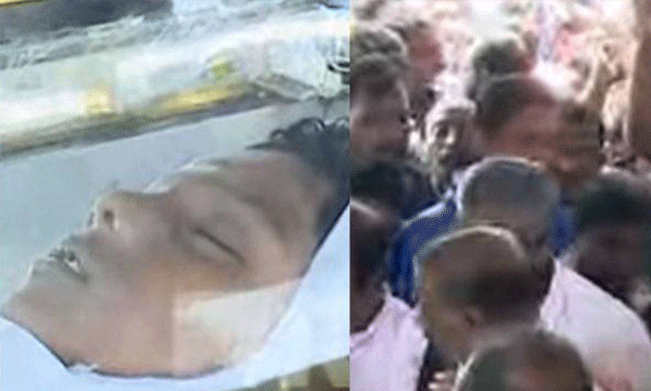 നാടിന്റെ തീരാനോവായി മിഥുൻ : ചിതയ്ക്ക് തീകൊളുത്തി കുഞ്ഞനുജൻ