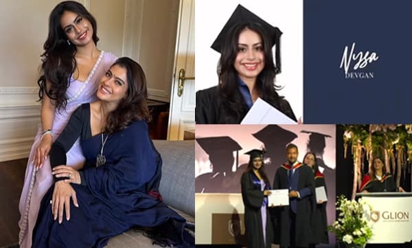 Kajol shares her happiness on daughter Nysa at graduation ceremony (Image Source: Instagram)