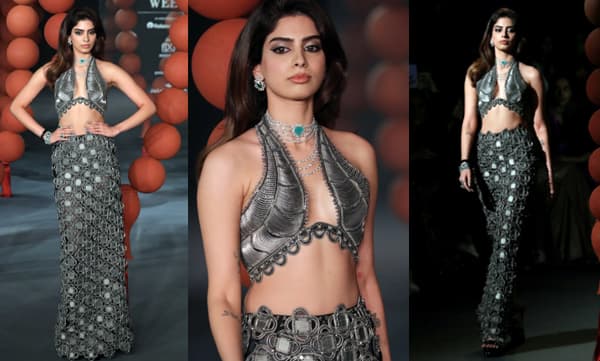 Khushi Kapoor at Ramp At India Couture Week 2025 (Image Source: Instagram)