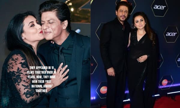 Shah Rukh Khan and Rani Mukherjee recieves their first national award (Image Source: Instagram)