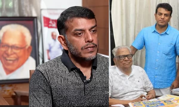 V A Arunkumar emotional about father VS achuthananthan (Image Source: Youtube)
