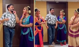 വൈറല്‍ ഗാനത്തിന് ചുവടുവെച്ച് ആശ ശരത്തും കുടുംബവും; വീഡിയോ
