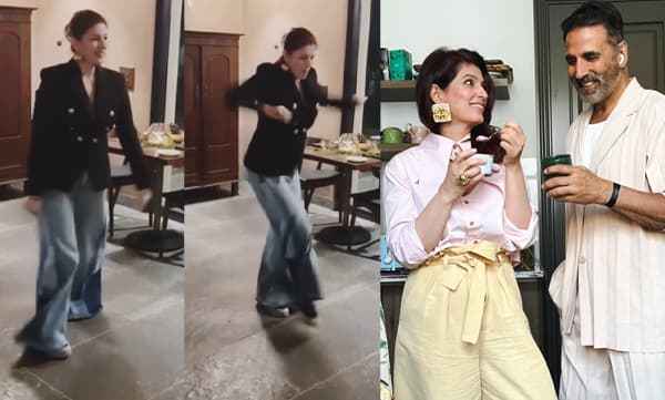 Twinkle Khanna doing tamma tamma dance (Image Source: Instagram)