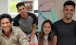  സച്ചിന്‍ തെന്‍ഡുല്‍ക്കറുടെ മകന്‍ അര്‍ജുന്‍ തെന്‍ഡുല്‍ക്കര്‍ വിവാഹിതനാകുന്നു; വധു സാനിയ ചന്ദോക്ക് 
