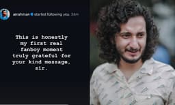 റിയല്‍ ഫാന്‍ ബോയ് മൊമന്റ്; സന്തോഷം പങ്കുവെച്ച് സുഷിന്‍ ശ്യാം
