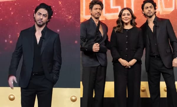 ‘സംസാരിക്കുന്നതിനിടയില്‍ തെറ്റുപറ്റിയാല്‍ അച്ഛനുണ്ടല്ലോ ഇവിടെ...’യെന്ന് ആര്യന്‍ ഖാന്‍; തന്റെ ഐക്കണിക് പിതാവിനെപ്പോലെ സദസ്സിന്റെ കൈയടി നേടി താരപുത്രന്‍