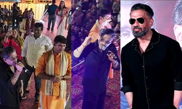 Sunil shetty angry with mimicry artist (Image Source: Youtube)