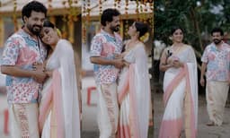 "ഓണത്തിനൊപ്പം ഒരുപാട് കാത്തിരുന്ന ആ സന്തോഷ വാർത്ത വന്നെത്തി; എല്ലാരുടെയും അനുഗ്രഹവും പ്രാർഥനയും വേണം..." ചിത്രങ്ങൾ പങ്കിട്ട് ജിഷിൻ മോഹനും അമേയയും; ബിഗ് ബോസല്ലേ സന്തോഷം എന്ന് കമന്റുകൾ 