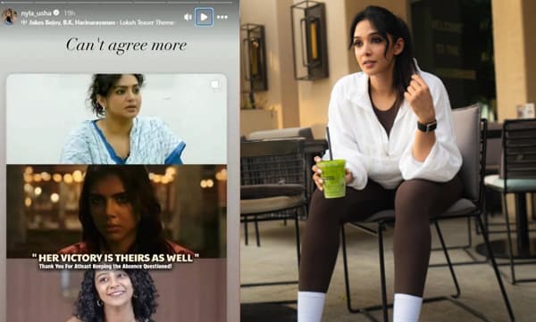 Nyla usha about lokah movie (Image Source: Instagram)