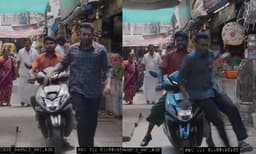 ഇതിന്റെ ബ്രേക്ക് എവിടെടാ..?' തലവര ഷൂട്ടിനിടെ അര്‍ജുന്‍ അശോകന് അപകടം, വീഡിയോ പങ്കുവെച്ച് സംവിധായകന്‍
