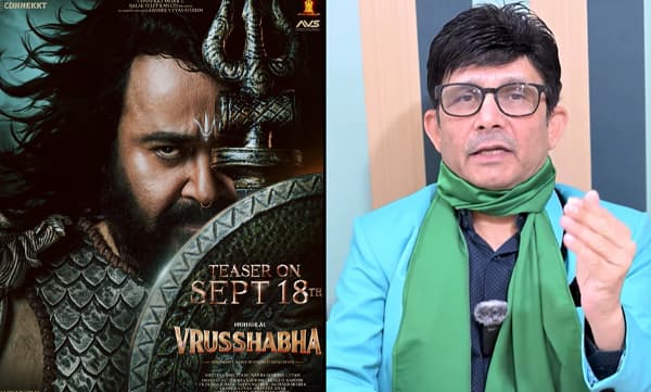 ‘ഛോട്ടാ ഭീം നായകൻ മോഹൻലാലിനെ വച്ച് അശ്ലീല സിനിമാനിര്‍മ്മാതാവ് ഏക്താ കപൂര്‍ ഒരുക്കുന്ന ഡി-ഗ്രേഡ് സിനിമ; വൃഷഭ...’ മോഹന്‍ലാലിനെ  അധിക്ഷേപിച്ച് കെആര്‍കെ