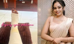 അങ്ങനെ പവനായി ശവമായി; കാലിനു പരുക്ക് പറ്റിയ വീഡിയോ പങ്കുവെച്ച് റെബേക്ക സന്തോഷ് 
