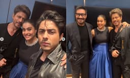 ‘ബീപ് ബീപ്‌സ് ഓഫ് ബോളിവുഡ്’; ആര്യന്റെ സീരിസിന്റെ പേര് തെറ്റിച്ചു പറഞ്ഞ് കജോള്‍, പൊട്ടിച്ചിരിച്ച് ഷാരൂഖും അജയ് ദേവ്ഗണും
