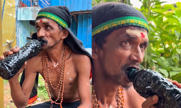 അവിശ്വസനീയം! 30 വര്‍ഷമായി എഞ്ചിന്‍ ഓയില്‍ മാത്രം കുടിച്ച് ജീവിക്കുന്ന മനുഷ്യന്‍
