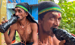 അവിശ്വസനീയം! 30 വര്‍ഷമായി എഞ്ചിന്‍ ഓയില്‍ മാത്രം കുടിച്ച് ജീവിക്കുന്ന മനുഷ്യന്‍
