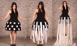 ബ്ലാക്ക് മിനി ഫ്രോക്കില്‍ ഇന്‍വോയിസ് പ്രിന്റിംഗ് മെഷീന്‍; ബില്‍ പ്രിന്റിംഗ് മെഷീനെ ഫാഷൻ സ്റ്റേറ്റ്മെന്റാക്കി ഉര്‍ഫി ജാവേദ്; അമ്പരപ്പിച്ച് താരം 