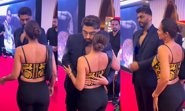 കണ്ടപ്പോള്‍ കുശലം പറഞ്ഞും കെട്ടിപ്പിടിച്ചും എക്സ് കപ്പിള്‍സ് അര്‍ജുന്‍ കപൂറും മലൈക അറോറയും; ​ബ്രേക്കപ്പായെങ്കിലും ഈ ഊഷ്മളതയ്ക്ക് സല്യൂട്ടെന്ന് ആരാധകര്‍