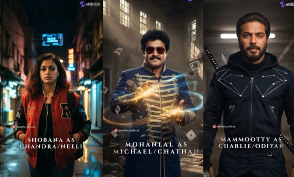 ചന്ദ്രയായി ശോഭന, ചാത്തനായി മോഹന്‍ലാല്‍, ഒടിയനായി മമ്മൂട്ടി; 90 കളില്‍ ​‘ലോക’ റിലീസായിരുന്നെങ്കില്‍ ഇങ്ങനെയോ; തരംഗമായി എഐ വീഡിയോ