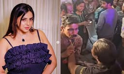 നടി അന്ന രാജനെ കാണാനെത്തിയ യുവാവിന് ലേഡി ബൗണ്‍സറുടെ മര്‍ദനം; വീഡിയോ വൈറലായതിന് പിന്നാലെ വിമര്‍ശനം 
