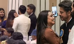 തലമുടി ഒതുക്കി, ശേഷം സ്നേഹചുംബനം നല്‍കി; റാണി മുഖര്‍ജിയോടുള്ള ഷാരൂഖിന്റെ സ്നേഹനിർഭരമായ പെരുമാറ്റം ഏറ്റെടുത്ത് ആരാധകര്‍; കിംഗ് ഖാനാകുള്ള കാരണമിതെന്ന് ആരാധകര്‍