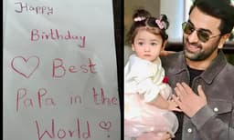 ബെസ്റ്റ് പാപ്പയ്ക്ക് 43 ഉമ്മകള്‍, ഒപ്പം സ്വന്തം കൈയക്ഷരത്തിലെഴുതിയ ബര്‍ത്ത്ഡേ കാര്‍ഡും; ജന്മദിനത്തില്‍ രണ്‍ബീറിന് ഗംഭീര സര്‍പ്രൈസ് നല്‍കി മകള്‍ റാഹ; ചിത്രങ്ങള്‍ പങ്കിട്ട് ആലിയ