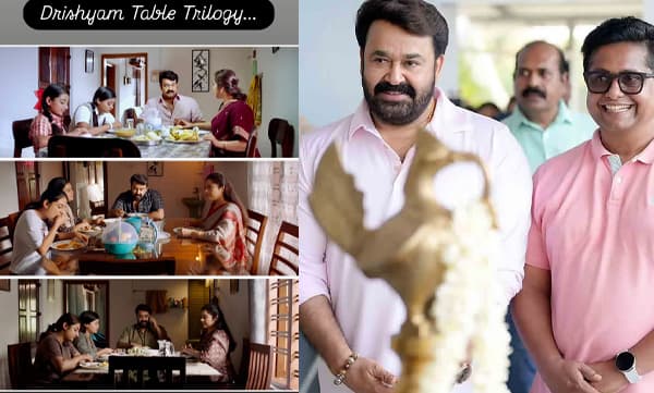 Drishyam Table trilogy by Jeethu Joseph (Image Source: Instagram)